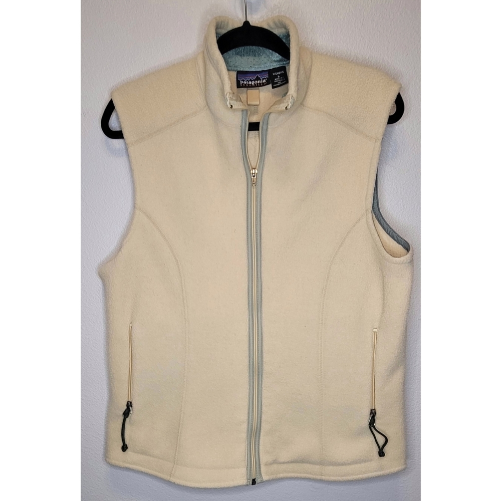 Patagonia Classic Synchilla Fleece Vest Cream Color - Large